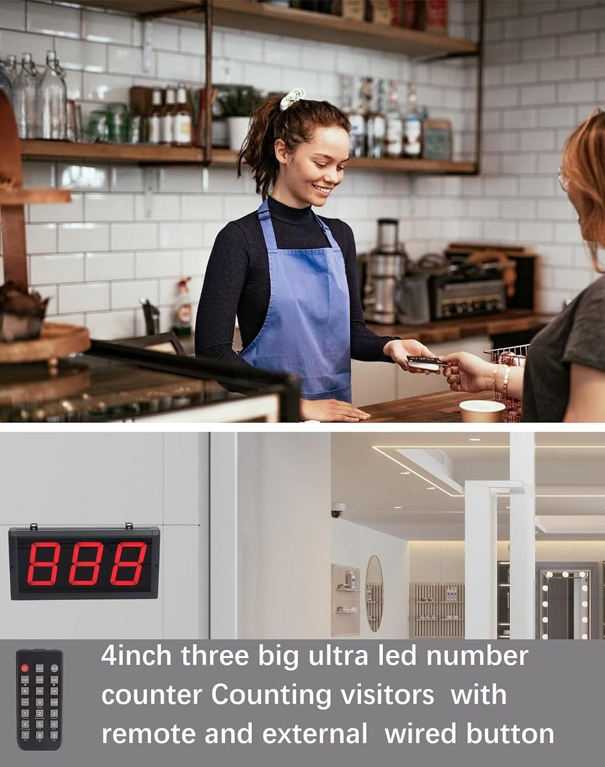 4 Inch Digital Lap Counter with Remote - Image 4