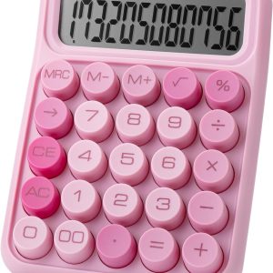 Mechanical Switch Calculator with Large LCD Display