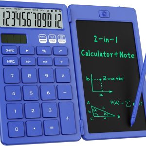 Erasable LCD Notepad Calculator