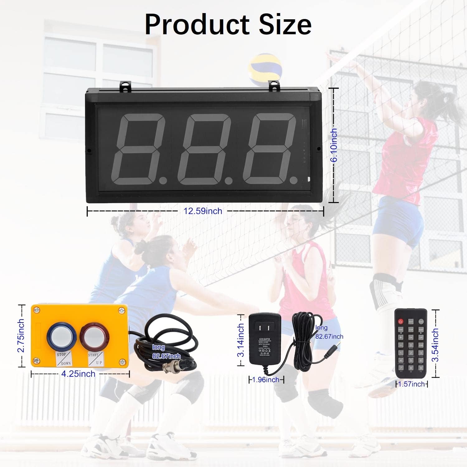 4 Inch Digital Lap Counter with Remote - Image 2