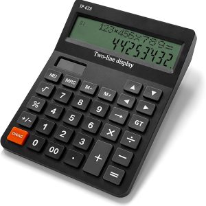Solar Desk Calculator with Large Display
