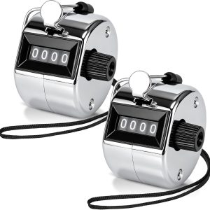 Metal Tally Clicker Counter with Lanyard